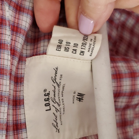 H&M L.O.G.G. short sleeve size 10 - Picture 2 of 4